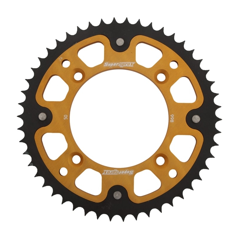 Rear sprocket SUPERSPROX STEALTH gold 50T, 428