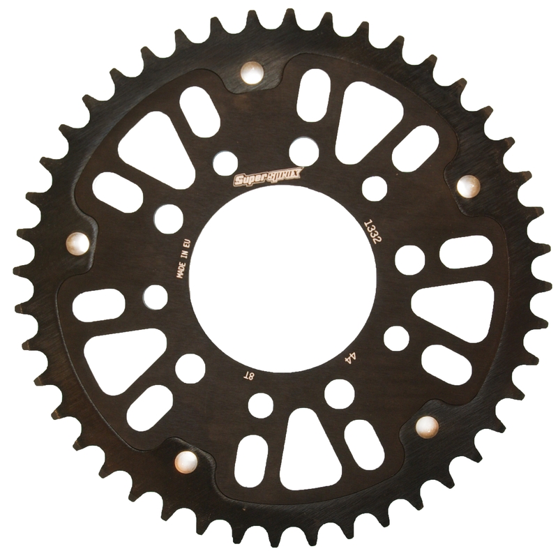 Rear sprocket SUPERSPROX STEALTH black 44T, 525