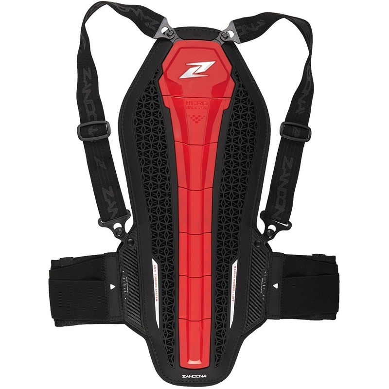 Ochraniacz kręgosłupa Zandona Hybrid Back Pro X7 czerwony 168-177 cm