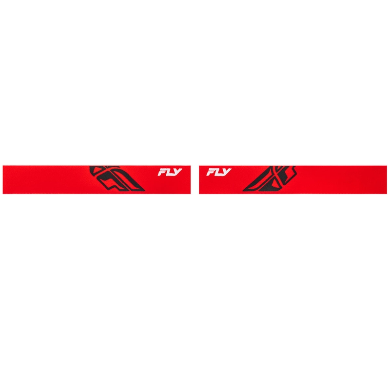 Okulary motocrossowe dziecięce FLY Racing Focus czerwono-czarne z przezroczystym pleksiglasem