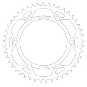 Rear sprocket SUPERSPROX RFE-457:49-BLK black 49T, 420