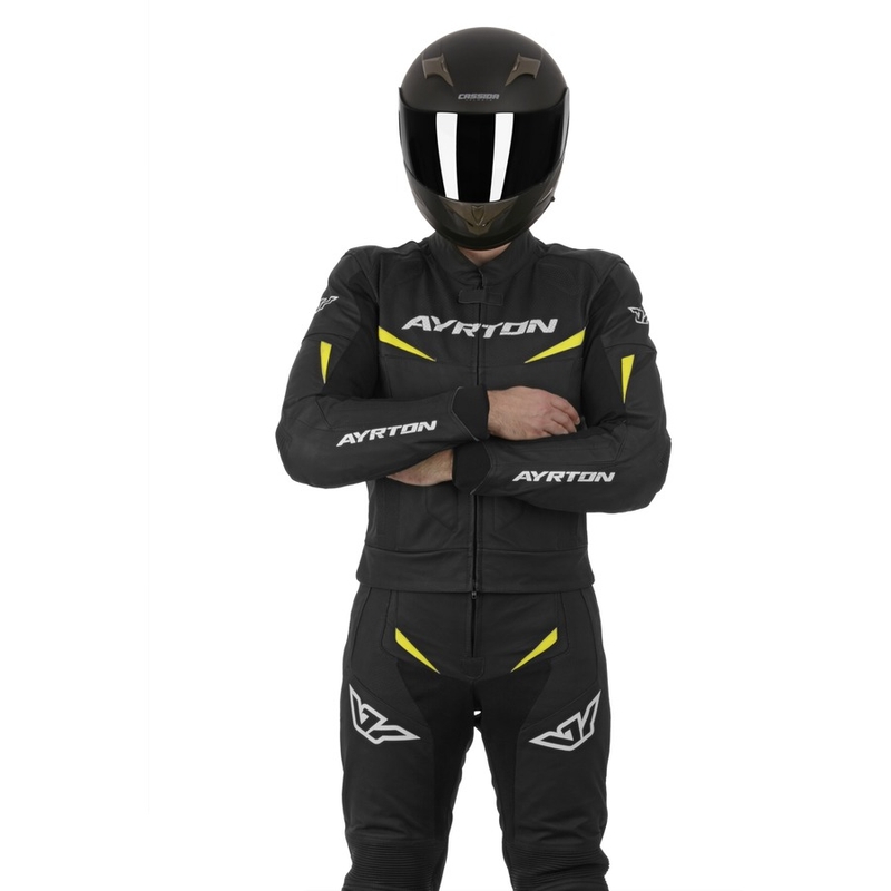 Kombinezon Ayrton Curtiss V8 czarno-fluo żółty