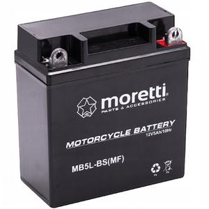 Akumulator żelowy bezobsługowy Moretti MB5L-BS, 12V 5Ah bez miernika napięcia