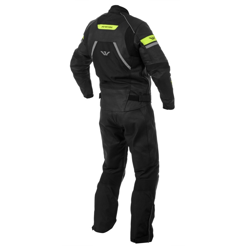 Kombinezon motocyklowy Ayrton Optimus czarno-fluo żółty wyprzedaż