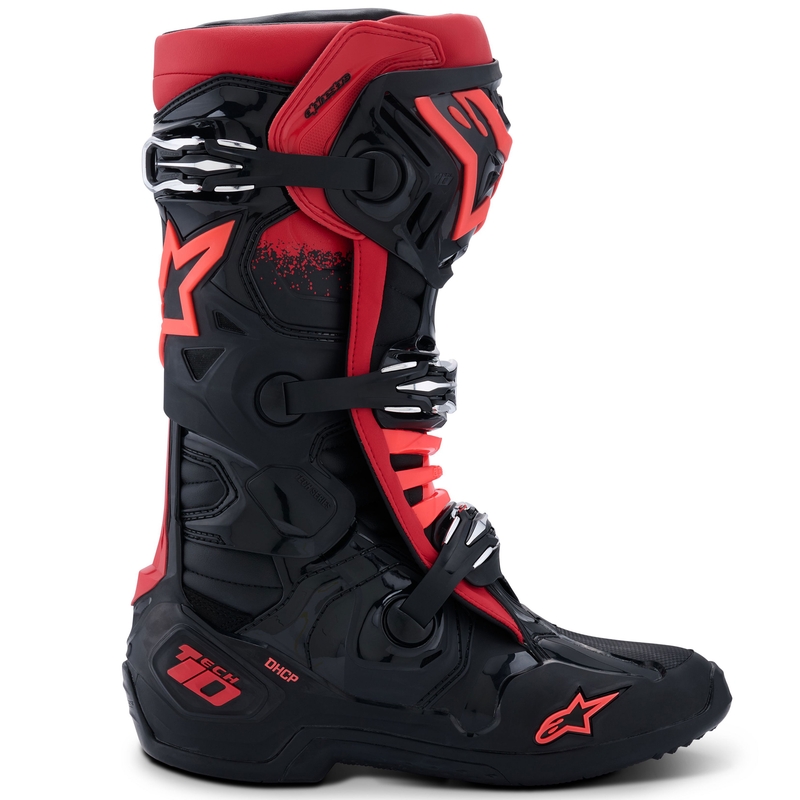 Buty motocyklowe Alpinestars Tech 10 czarno-czerwone