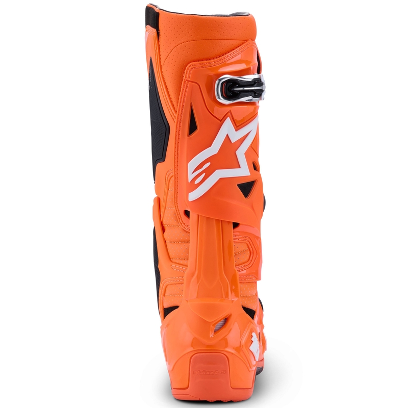 Buty motocyklowe Alpinestars Tech 10 Supervented fluo pomarańczowo-czarno-białe