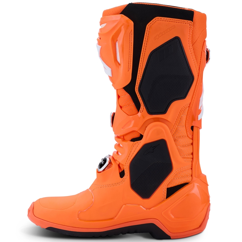 Buty motocyklowe Alpinestars Tech 10 Supervented fluo pomarańczowo-czarno-białe