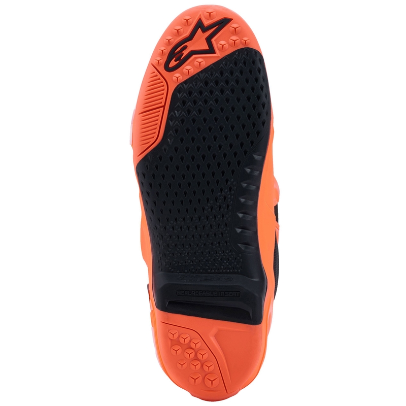 Buty motocyklowe Alpinestars Tech 10 Supervented fluo pomarańczowo-czarno-białe