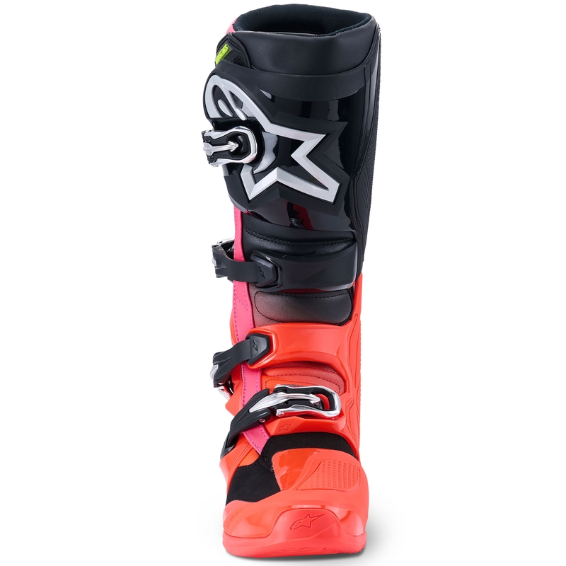 Buty motocyklowe Alpinestars Tech 7 czarno-fluo czerwono-fluo różowo
