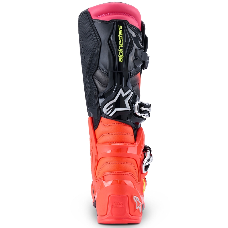 Buty motocyklowe Alpinestars Tech 7 czarno-fluo czerwono-fluo różowo