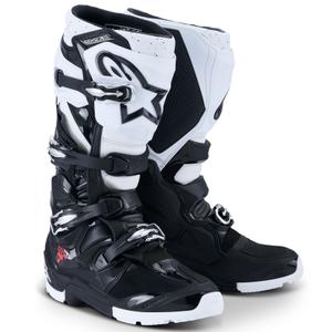 Buty motocyklowe Alpinestars Tech 7 Enduro czarno-białe