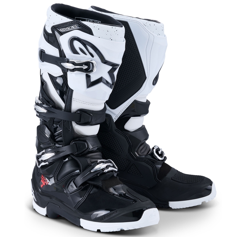 Buty motocyklowe Alpinestars Tech 7 Enduro czarno-białe