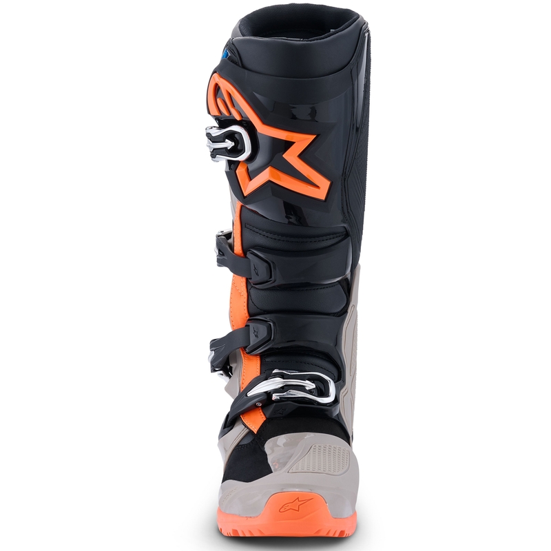 Buty motocyklowe Alpinestars Tech 7 Enduro w kolorze czarno-ciemnoszarym-fluo-pomarańczowym