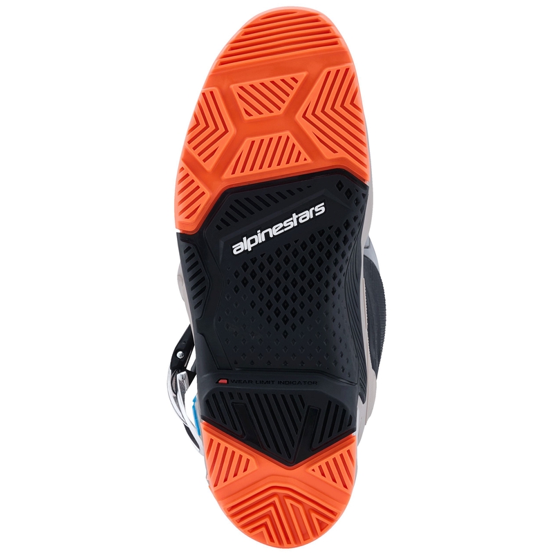 Buty motocyklowe Alpinestars Tech 7 Enduro w kolorze czarno-ciemnoszarym-fluo-pomarańczowym