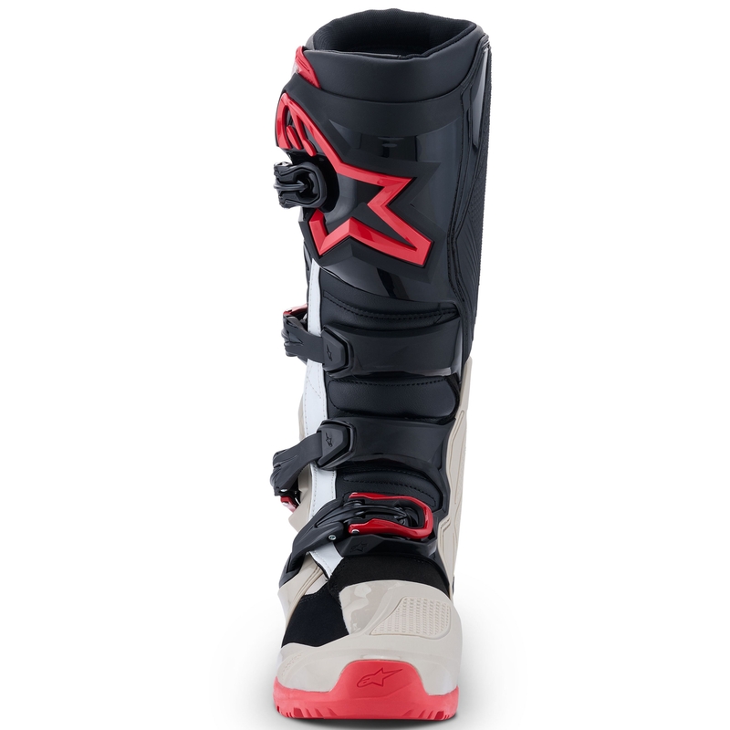Buty motocyklowe Alpinestars Tech 7 Enduro w kolorze czarno-jasnoszarym-czerwonym