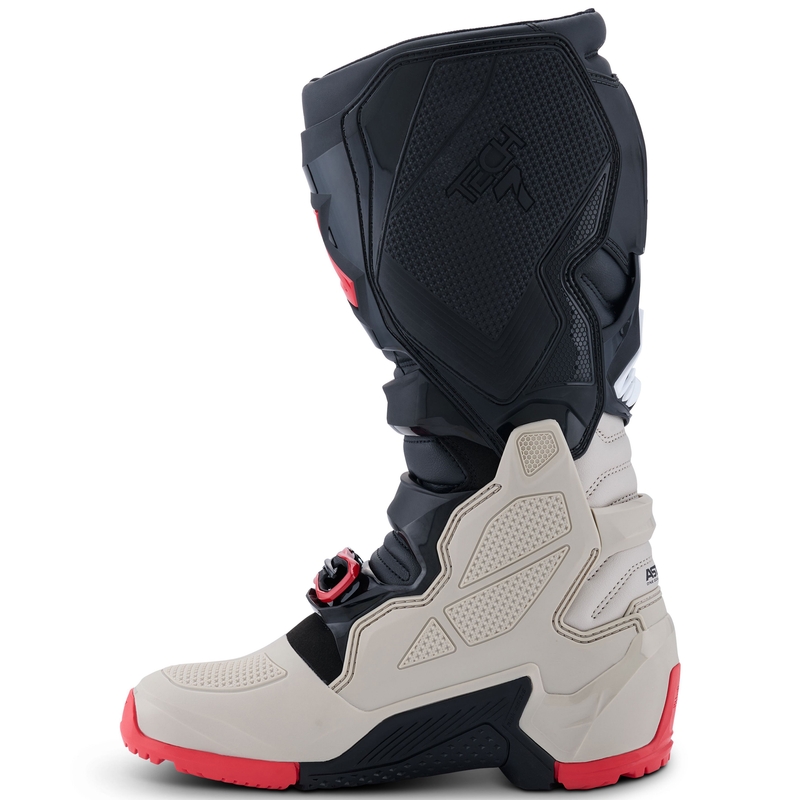 Buty motocyklowe Alpinestars Tech 7 Enduro w kolorze czarno-jasnoszarym-czerwonym