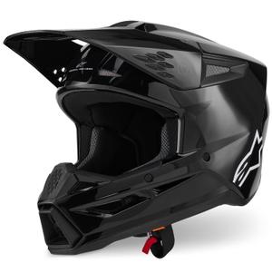Kask motocrossowy Alpinestars S-M3 Solid czarny