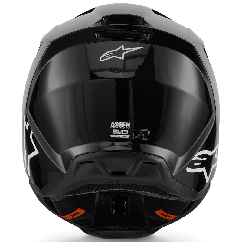 Kask motocrossowy Alpinestars S-M3 Solid czarny
