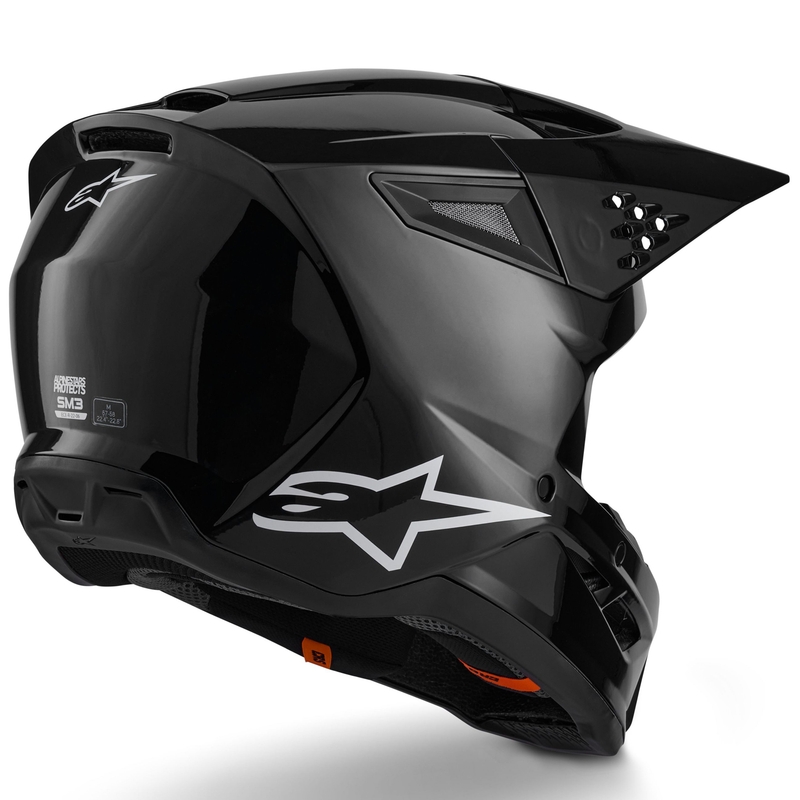 Kask motocrossowy Alpinestars S-M3 Solid czarny