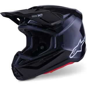Kask motocrossowy Alpinestars SM7 Solid czarny