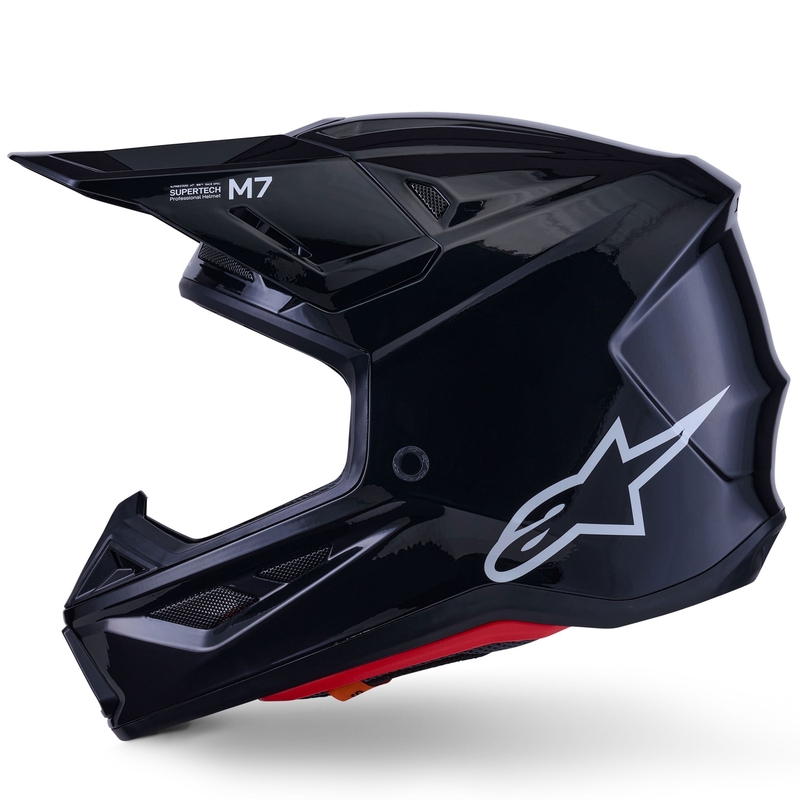 Kask motocrossowy Alpinestars SM7 Solid czarny