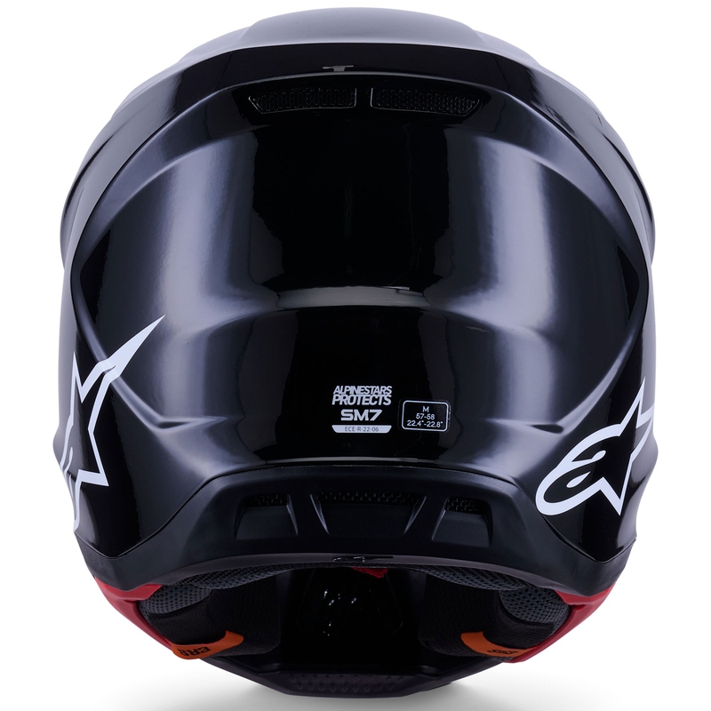 Kask motocrossowy Alpinestars SM7 Solid czarny