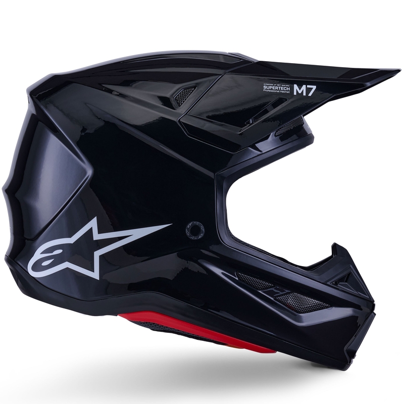 Kask motocrossowy Alpinestars SM7 Solid czarny