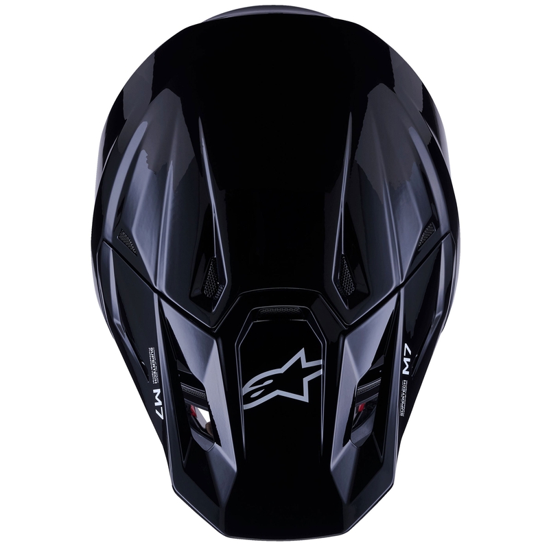 Kask motocrossowy Alpinestars SM7 Solid czarny