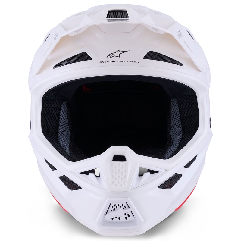 Kask motocrossowy Alpinestars SM7 Solid biały