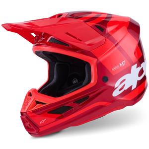 Kask motocrossowy Alpinestars SM7 Core czerwony