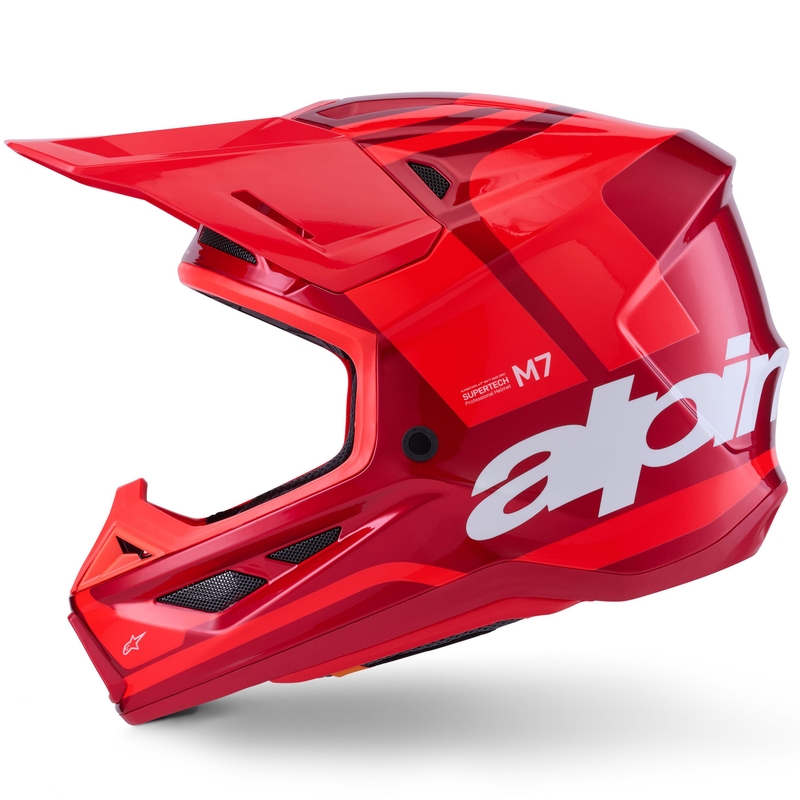 Kask motocrossowy Alpinestars SM7 Core czerwony