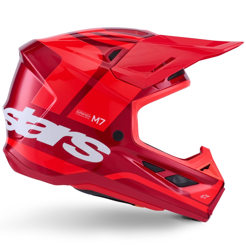 Kask motocrossowy Alpinestars SM7 Core czerwony