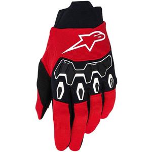 Rękawice motocrossowe Alpinestars Full Bore V2 w kolorze czerwono-czarno-białym