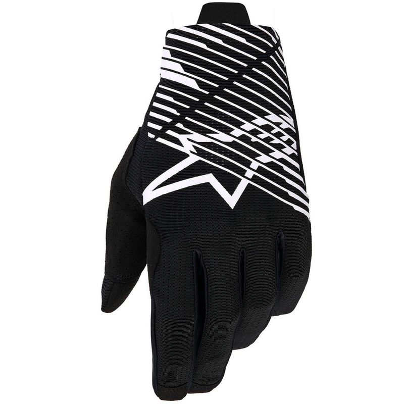 Rękawice motocrossowe Alpinestars Radar Pro czarno-białe