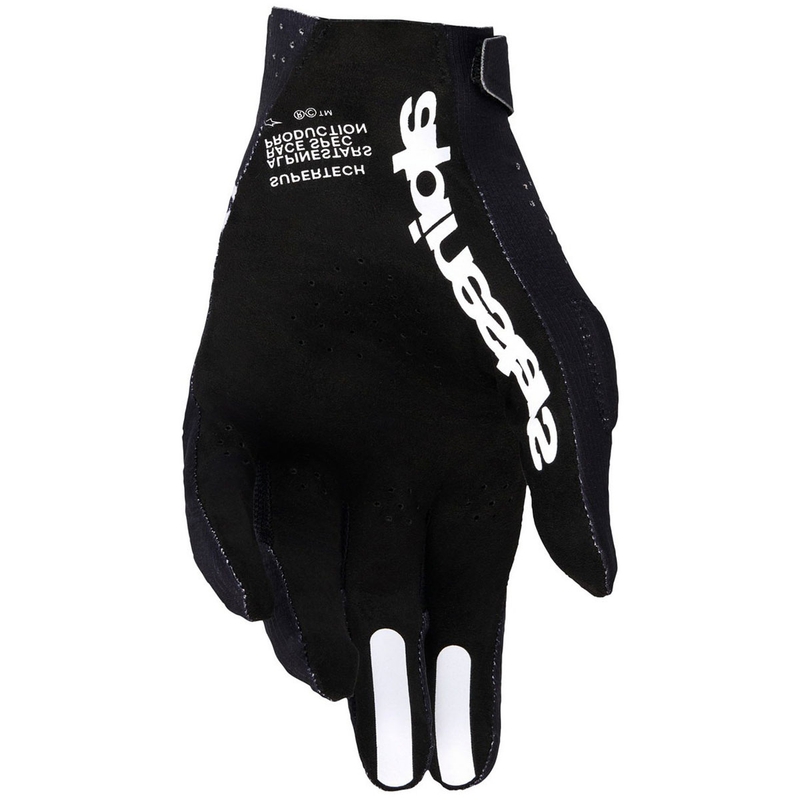 Rękawice motocrossowe Alpinestars Supertech MX czarno-białe