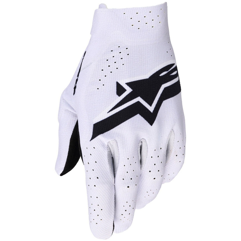 Rękawice motocrossowe Alpinestars Supertech MX jasnoliliowo-czarne