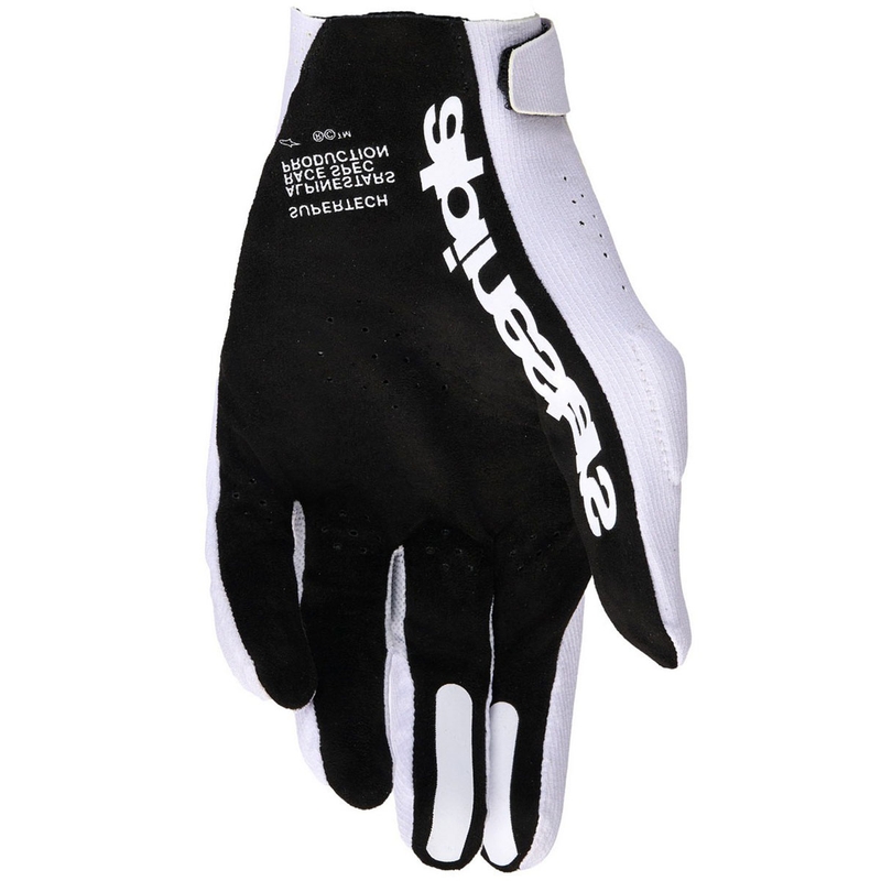 Rękawice motocrossowe Alpinestars Supertech MX jasnoliliowo-czarne