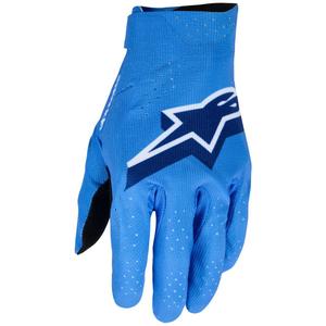 Rękawice motocrossowe Alpinestars Supertech MX niebiesko-biało-czarne