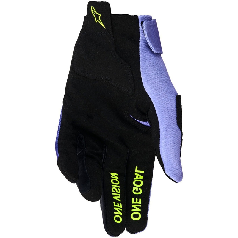 Rękawice motocrossowe Alpinestars Radar fioletowo-fluo-żółte