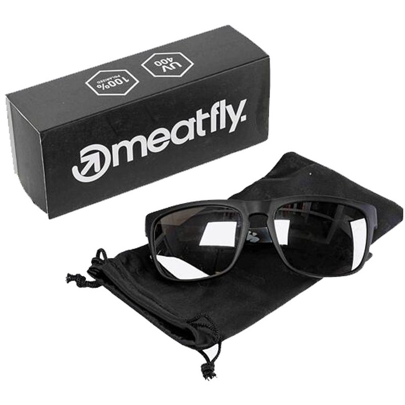 Okulary przeciwsłoneczne Meatfly Ronnie Pink Flowers czarno-różowe