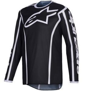 Koszulka motocrossowa Alpinestars Fluid Apex czarno-szara