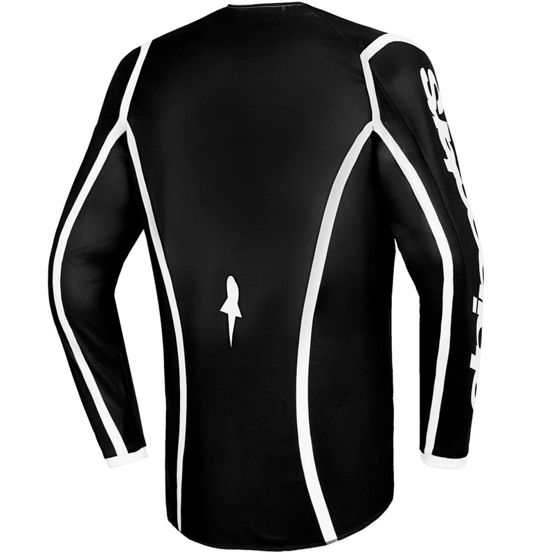 Koszulka motocrossowa Alpinestars Fluid Apex czarno-szara