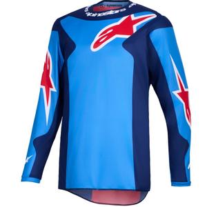 Koszulka motocrossowa Alpinestars Fluid Grid niebiesko-czerwona