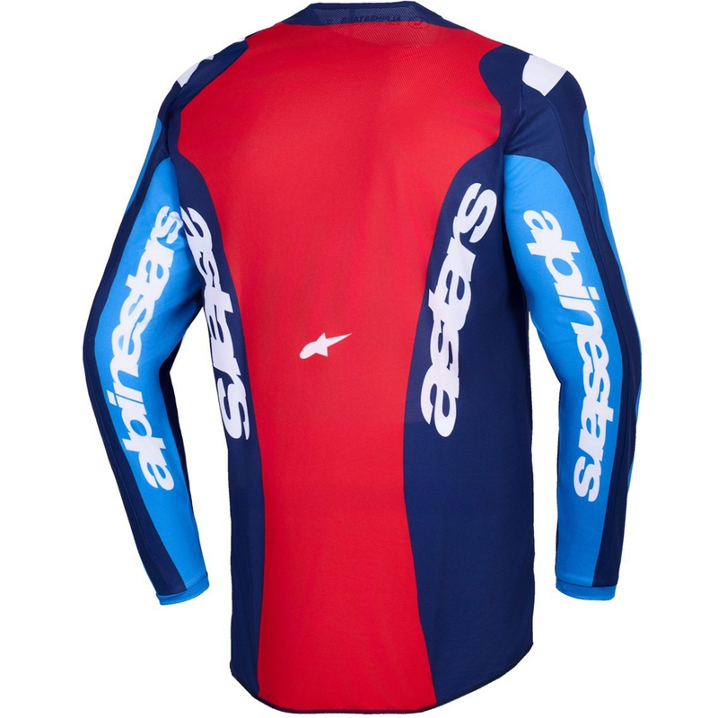 Koszulka motocrossowa Alpinestars Fluid Grid niebiesko-czerwona