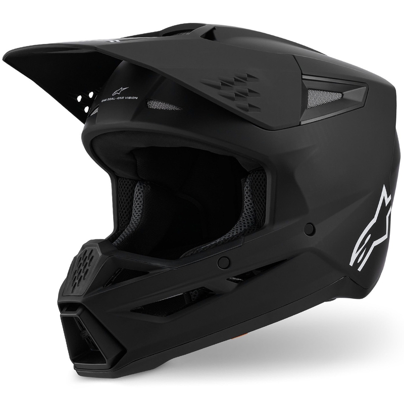 Kask motocrossowy Alpinestars S-M3 Solid matowo czarny