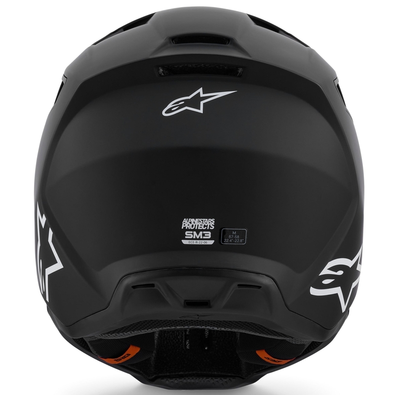 Kask motocrossowy Alpinestars S-M3 Solid matowo czarny