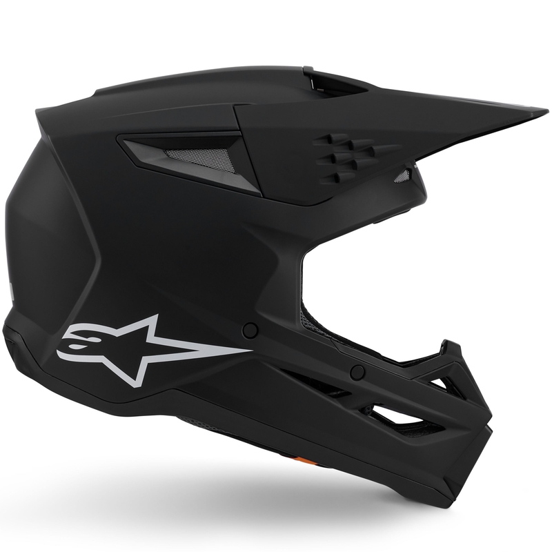 Kask motocrossowy Alpinestars S-M3 Solid matowo czarny