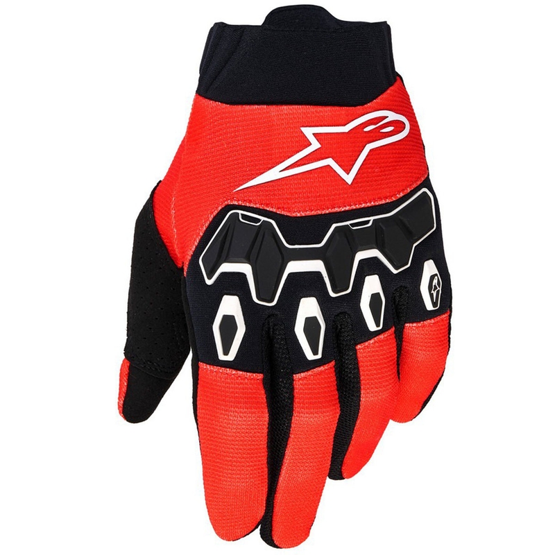 Rękawice motocrossowe Alpinestars Full Bore V2 Youth/Kids w kolorze czerwono-czarno-białym