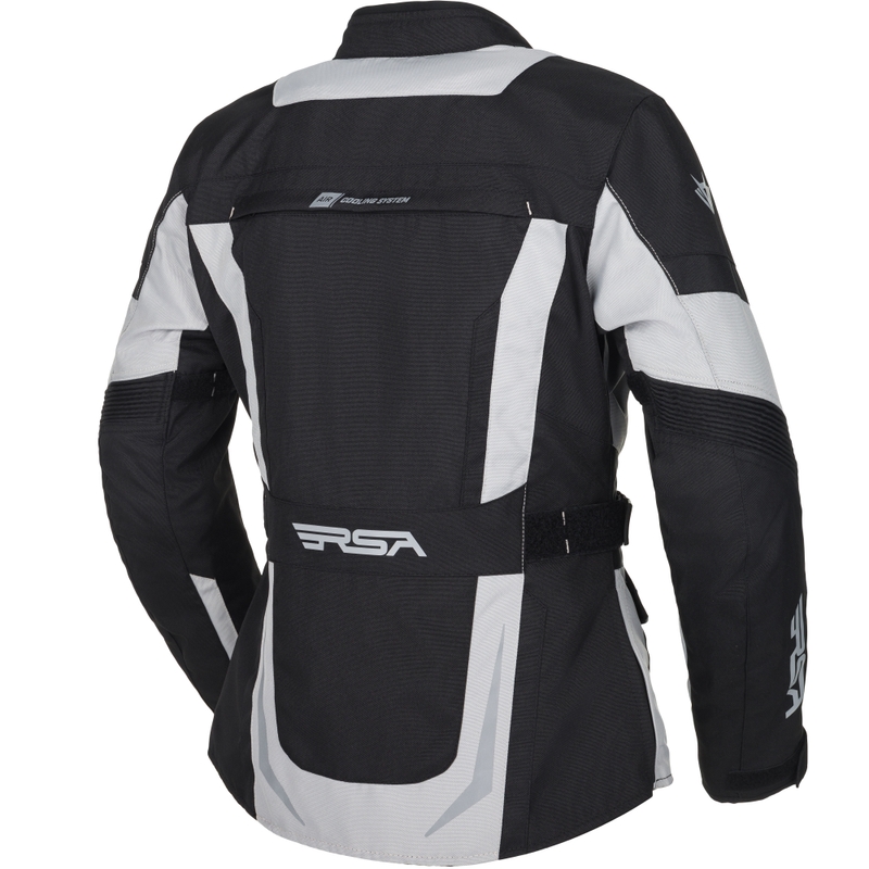 Damska kurtka motocyklowa RSA EXO 2 czarny/szary