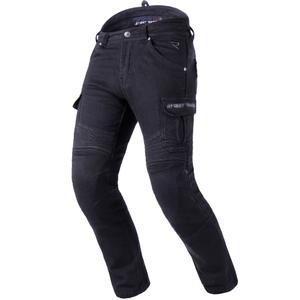 Jeansy motocyklowe Street Racer Cargo CE w kolorze czarnym